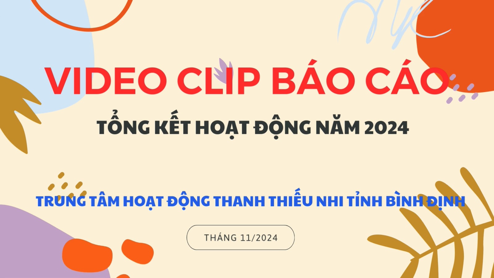 TỔNG KẾT HOẠT ĐỘNG NĂM 2024