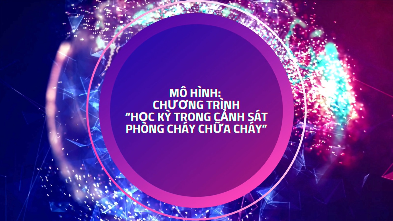 Mô hình chương trình học kỳ trong cảnh sát phòng cháy chữa cháy